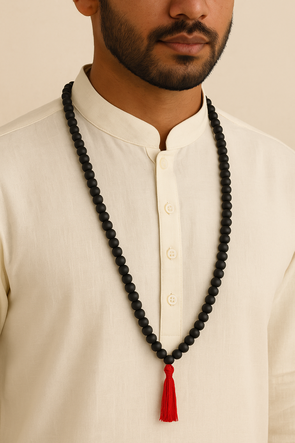 Original Karungali Malai 108-Beads Ebony Wood