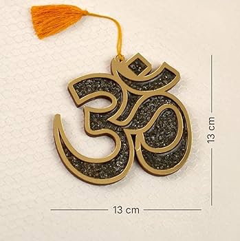 Pyrite Om Wall Hanging